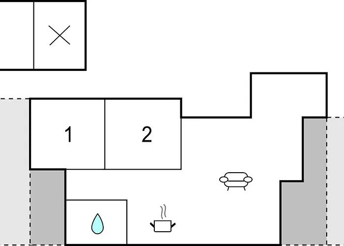 2 Bedroom Front In Sjolund